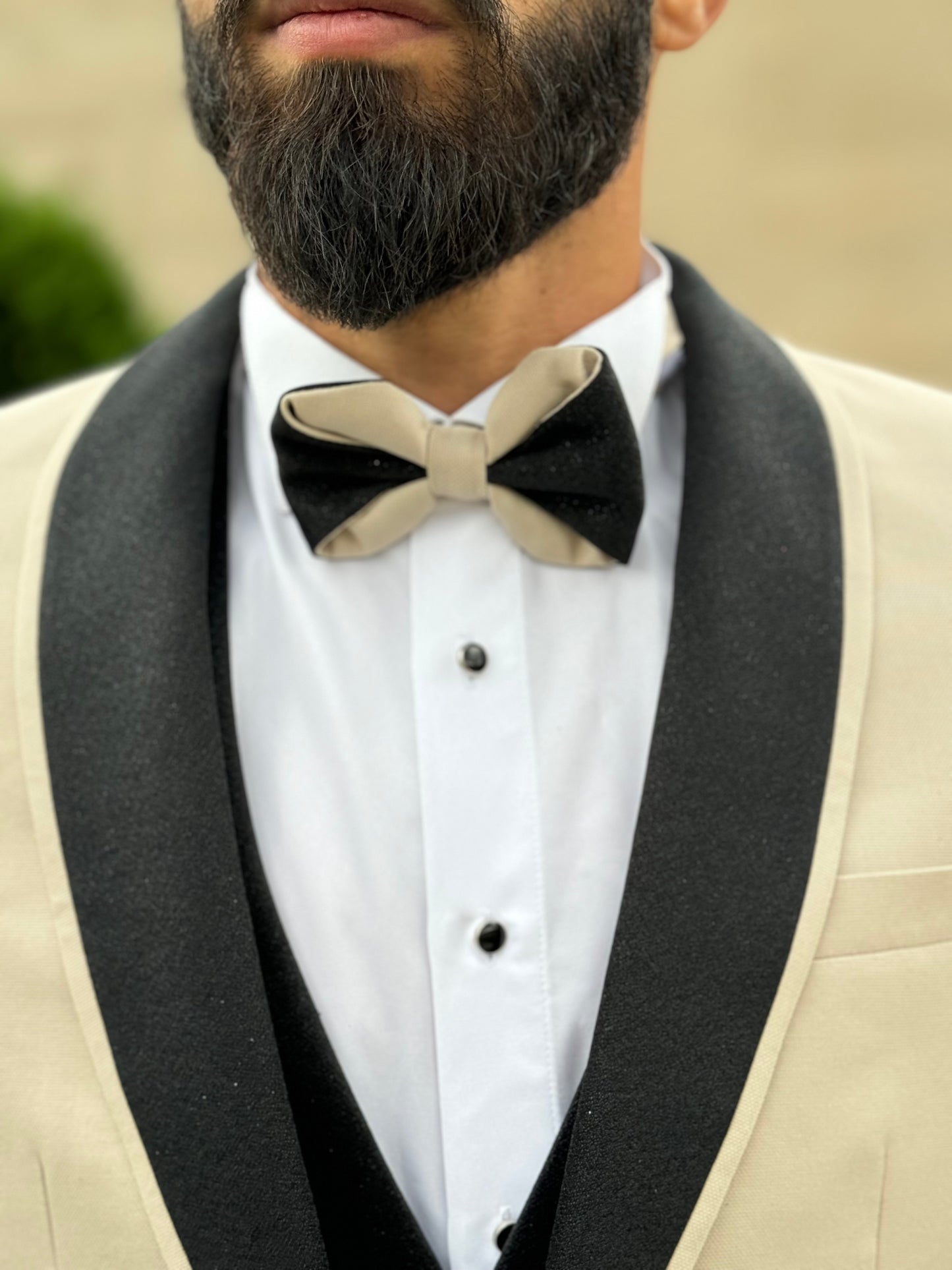 SLIM-FIT MENS TUXEDO 3 PIECE SHAWL LAPEL