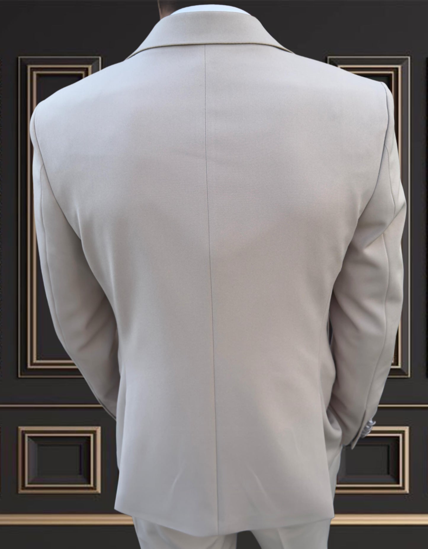 Premium Men’s champagne/Beige color Tuxedo  | Shekly Tux San Jose